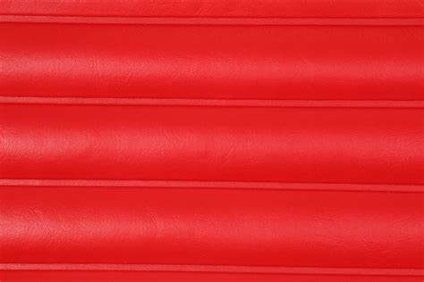 red vinyl upholstery